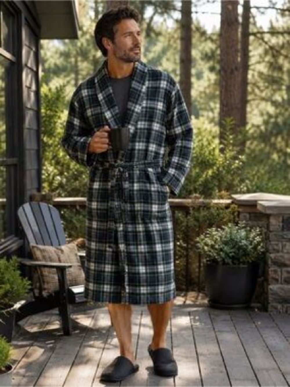 L.L. Bean Flannel Robe